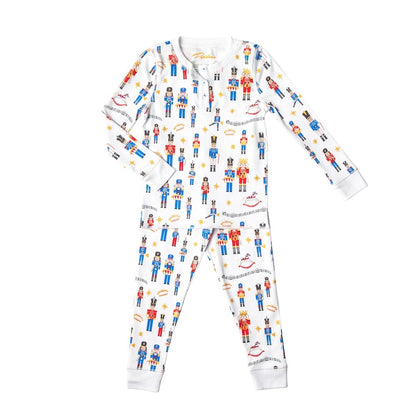 Petitdoux Boys Holiday Pajamas - Nutcracker Soldiers