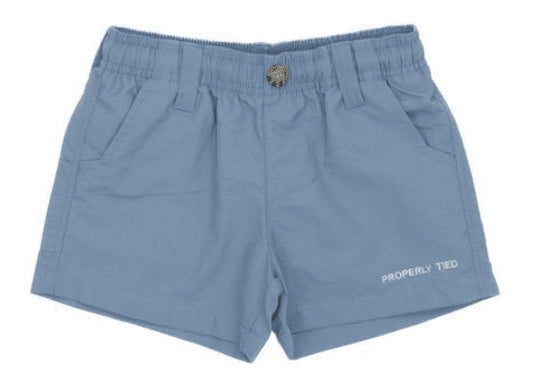 Properly Tied Boys Mallard Shorts - Stone Blue by Properly Tied