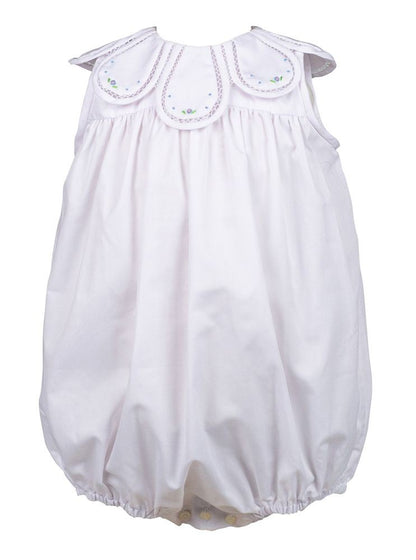 Proper Peony Birdie Tulip Collar Bubble - White