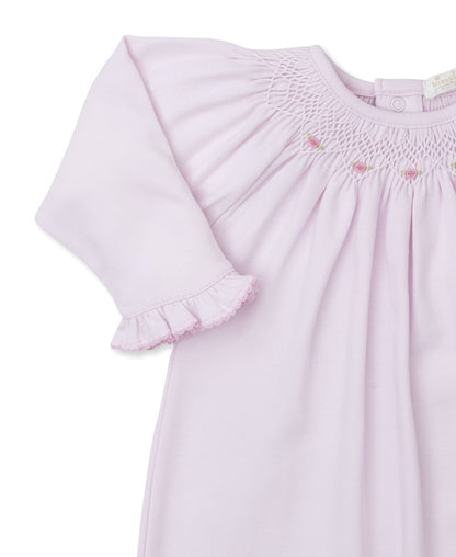 Kissy Kissy Baby Girls Hand Smocked Gown - Pink
