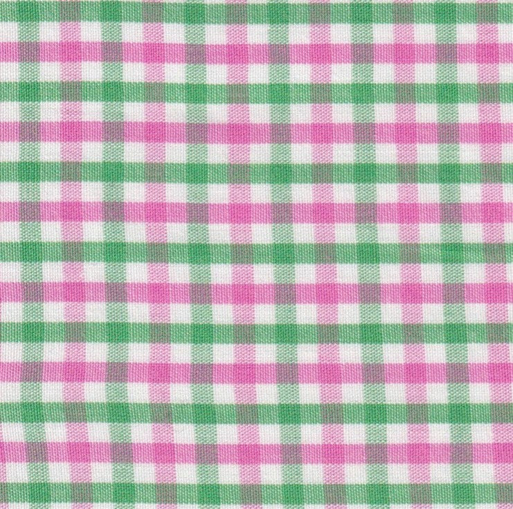 James & Lottie Girls Layla Pink & Green Check Skirt Set