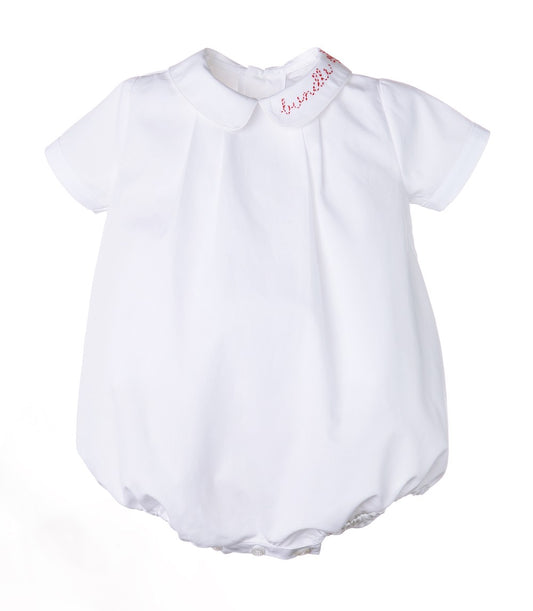 Sophie & Lucas Baby Girls / Boys White Christmas Bundle of Joy Bubble