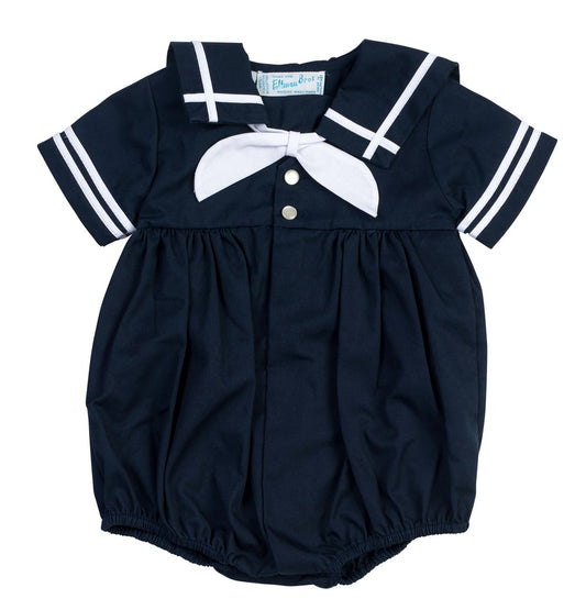 Feltman Brothers Baby Boys Sailor Suit Bubble - Navy Blue