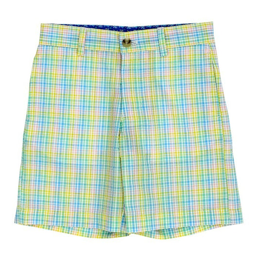 The Bailey Boys J. Bailey Shorts - Preppy Plaid Seersucker