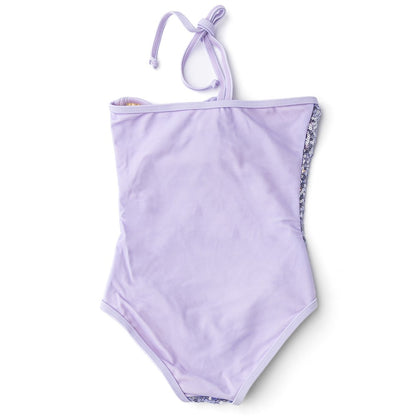 Shade Critters Girls One Piece Swimsuit - Purple Sequins