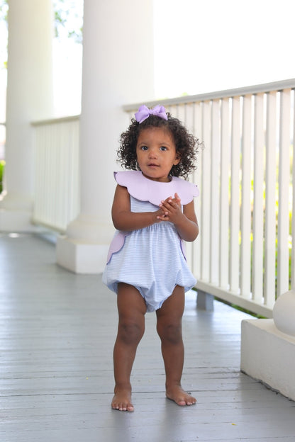 Trotter Street Kids Baby Girls Penelope Bubble - Blue & Lavender