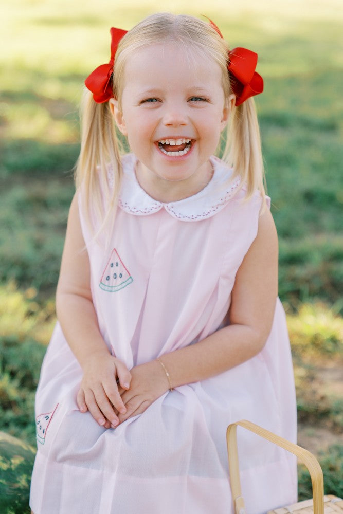 pink watermelon dress Tyler Strapless Midi Dress - Watermelon