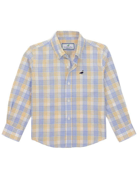 Properly Tied Boys Button Down Sport Shirt - Satsuma Plaid by Properly Tied