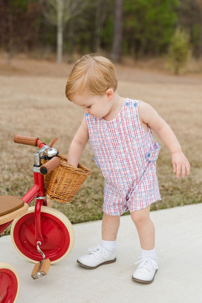 James & Lottie Boys Reed Jon Jon - Patriotic Stars Print