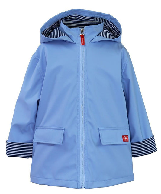Widgeon Kids Unisex Rain Coat with Hood - Angel Blue