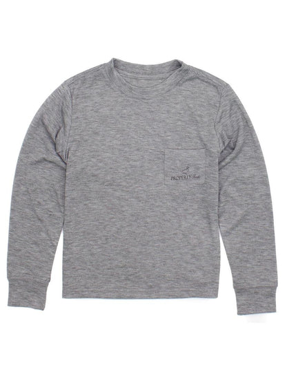 Properly Tied Portland Pocket Tee Shirt - Heather Grey Flying Duck