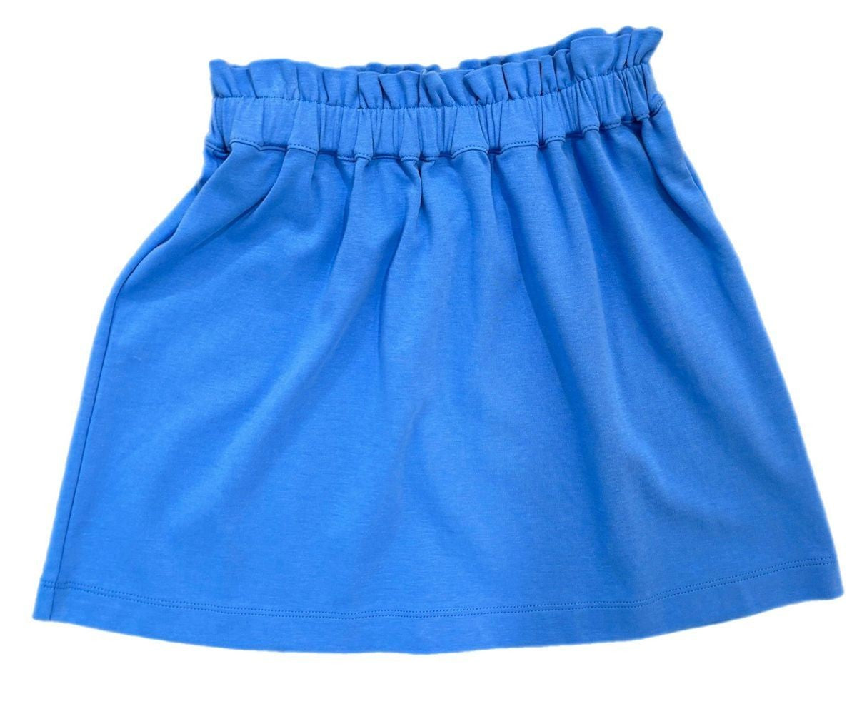 James & Lottie Girls Blakely Knit Skirt - Royal Blue