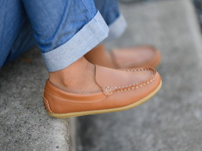 Footmates Boys Shoes - Brooklyn Loafer - Chestnut
