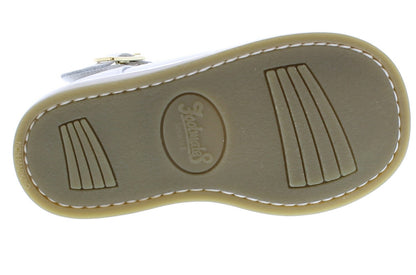 Footmates Girls Shoes - Heather Mary Janes - White