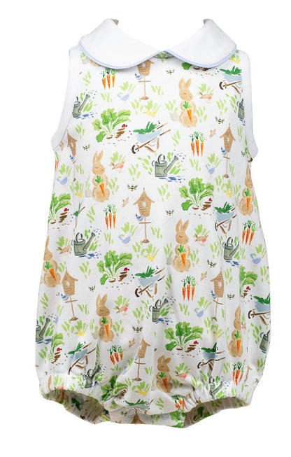 Proper Peony Pima Baby Boys Bubble - Beatrix Easter Bunny