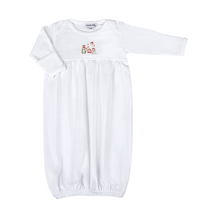 Magnolia Baby A Child is Born White Nativity Scene Gown