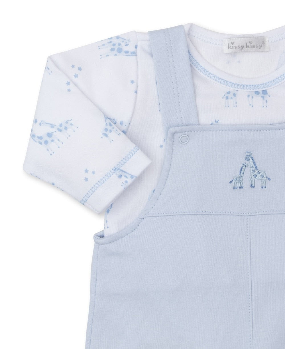 Kissy Kissy Baby Boys Giraffe Glee Playsuit Set - Blue