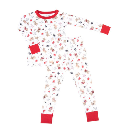 Magnolia Baby UGA Georgia Bulldog Pride Red Long Pajamas