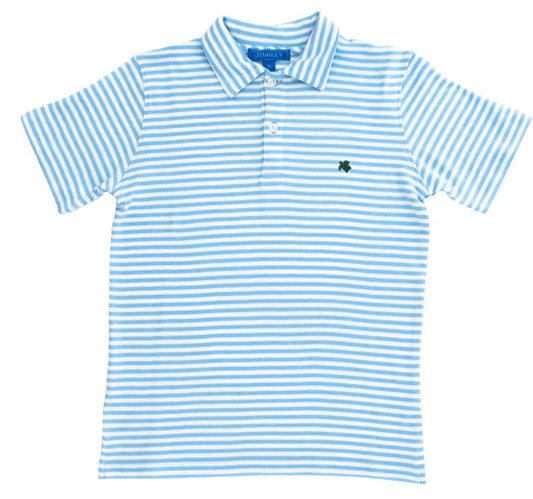 Bailey Boys J. Bailey Polo Shirt - Blue & White Stripes