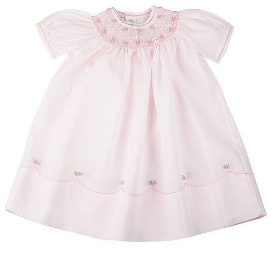 Feltman Brothers Infant Girls Smocked Midgie Bishop Dress - Pink