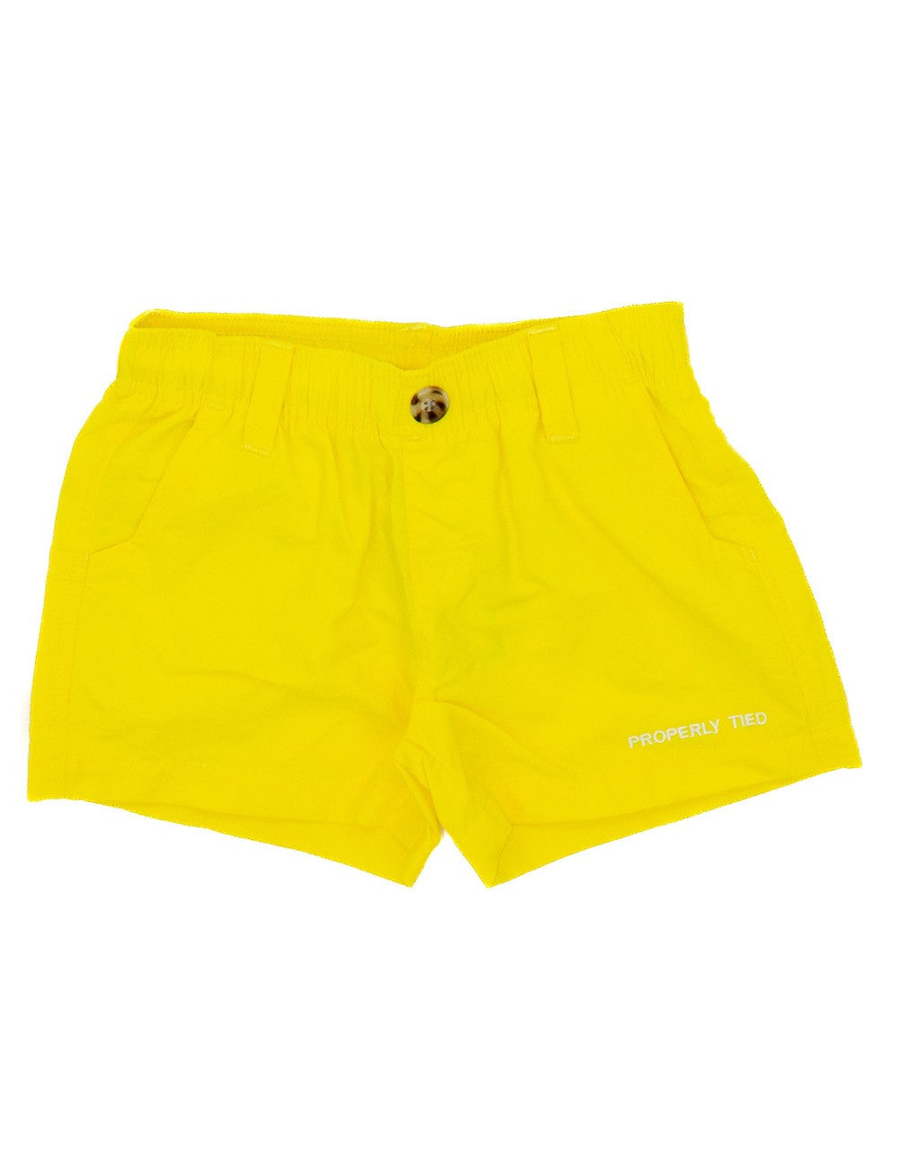 Properly Tied Boys Mallard 2.0 Shorts - Yellow