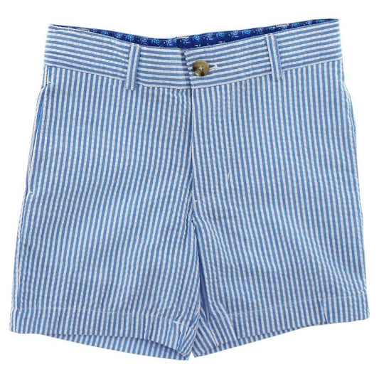 The Bailey Boys J. Bailey Pete Shorts - Sailor Blue Stripe Seersucker