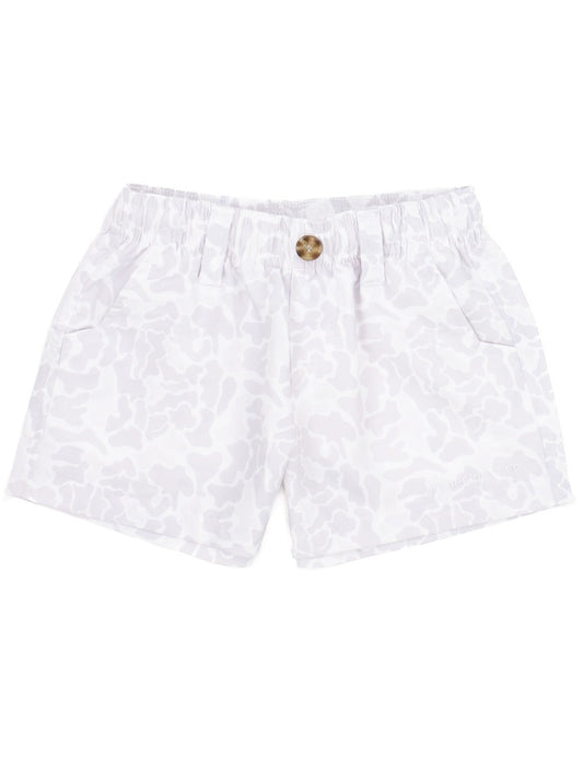 Properly Tied Boys Mallard Shorts - Camoflage - Snow White Camo