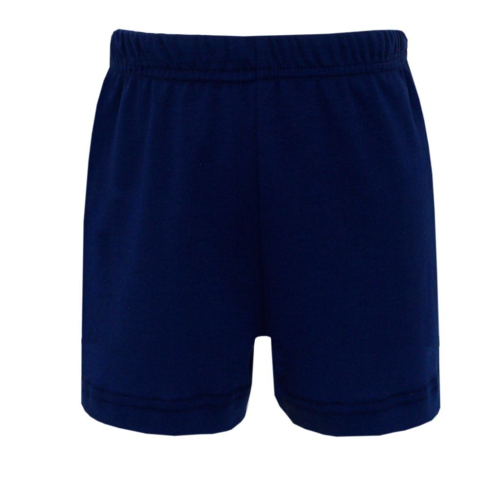 Claire & Charlie Boys Pull On Knit Shorts - Navy Blue