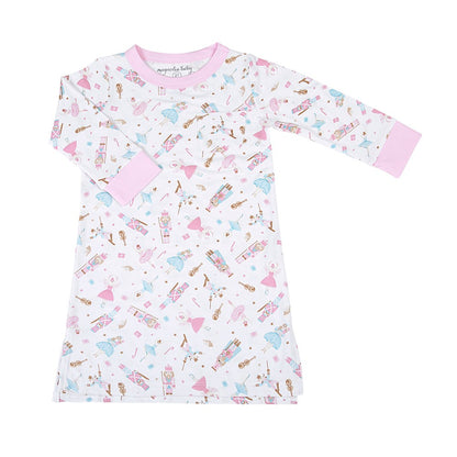 Magnolia Baby Little Girls Pink Nutcracker Ballet Nightdress
