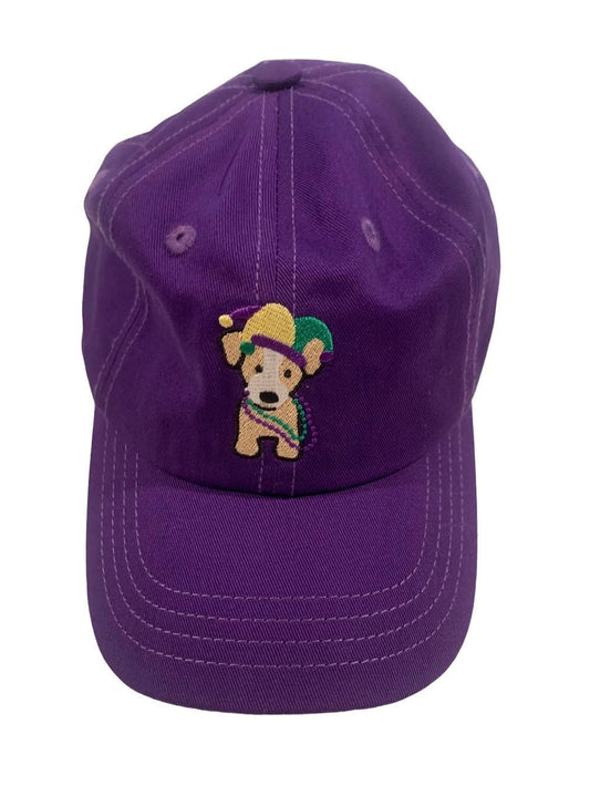 LuLu BeBe Kids Mardi Gras Hat - Purple Pup by LuLu BeBe