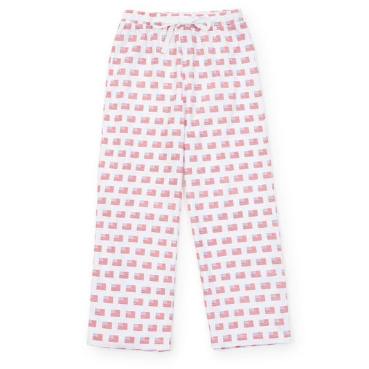 Lila & Hayes Boys Beackett Hang Out Pants - American Flag