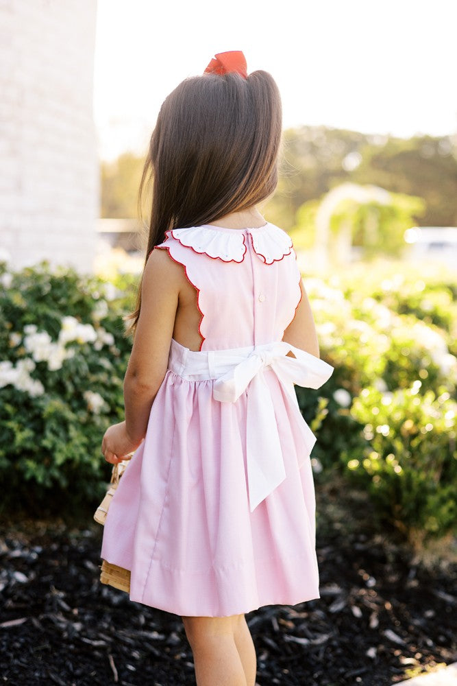 Proper Peony Girls Pink Savannah Strawberry Dress 7 Proper Peony Girls Pink Savannah Strawberry Dress 7