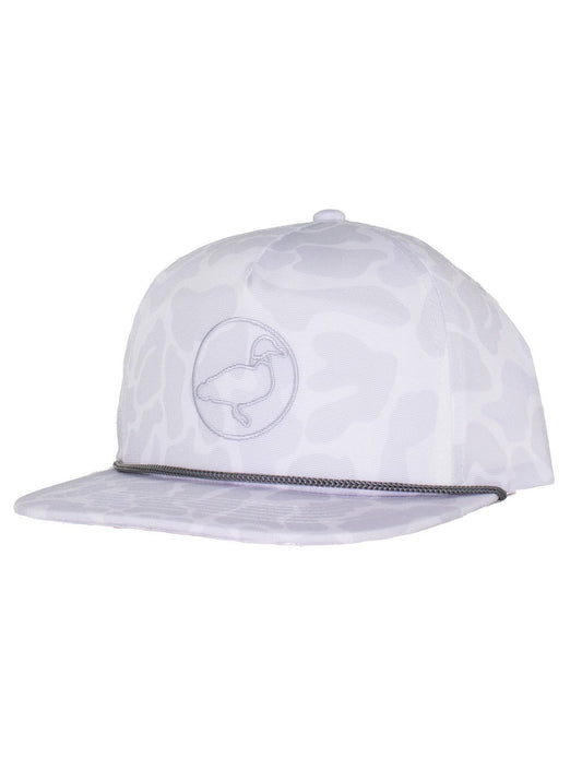 Properly Tied Youth Rope Hat - White Polar Camo