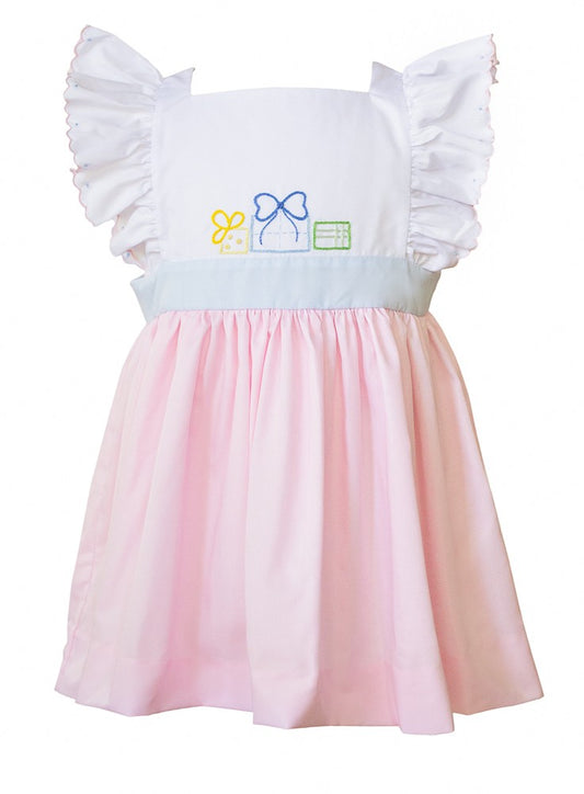 The Proper Peony Girls Pink Birthday Gifts Pinafore Dress
