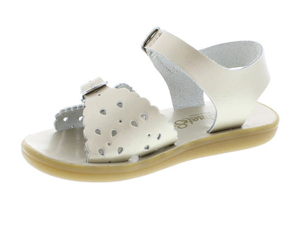 Footmates Girls Shoes - Ariel Sandals - Soft Gold