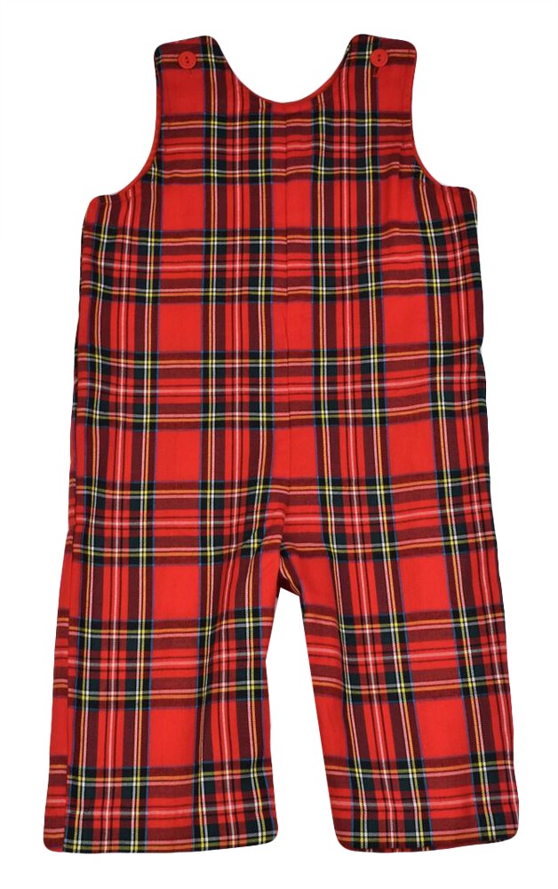 Funtasia Too Baby / Toddler Boys Longall - Red Holiday Plaid