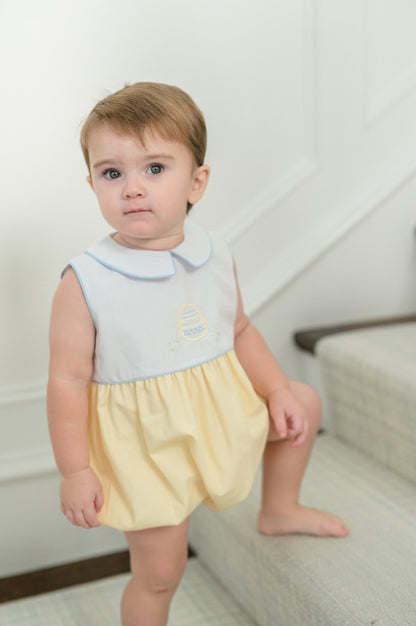 Proper Peony Baby Boys Edward Bubble - Yellow Easter Egg