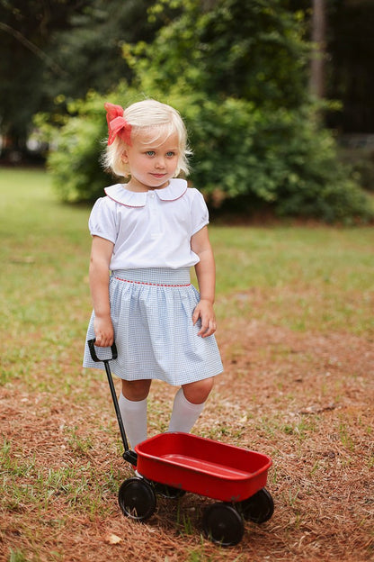 Proper Peony Girls Highlands School Skirt - Cute Bow on Back!