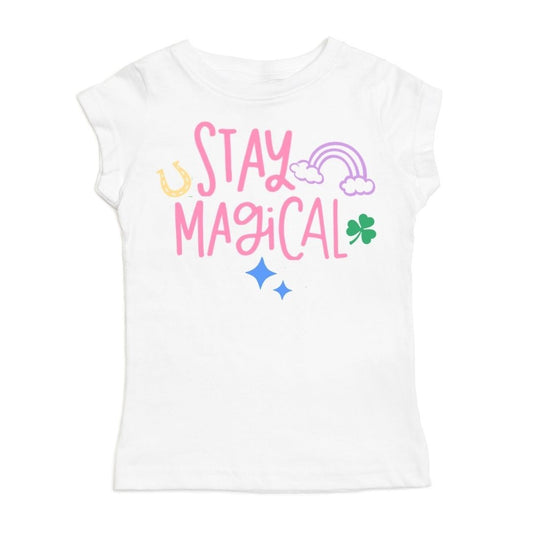 Sweet Wink Girls Stay Magical Rainbow Shirt
