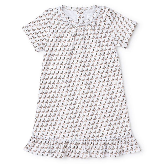 Lila & Hayes Girls Camden Dress - Mallard Ducks