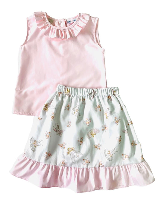 The Best Dressed Child Girls Pink Swan Lake Ballet Skirt Set