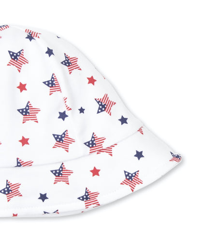 Kissy Kissy Baby Sun Hat - Esprit de America Patriotic Flag Stars