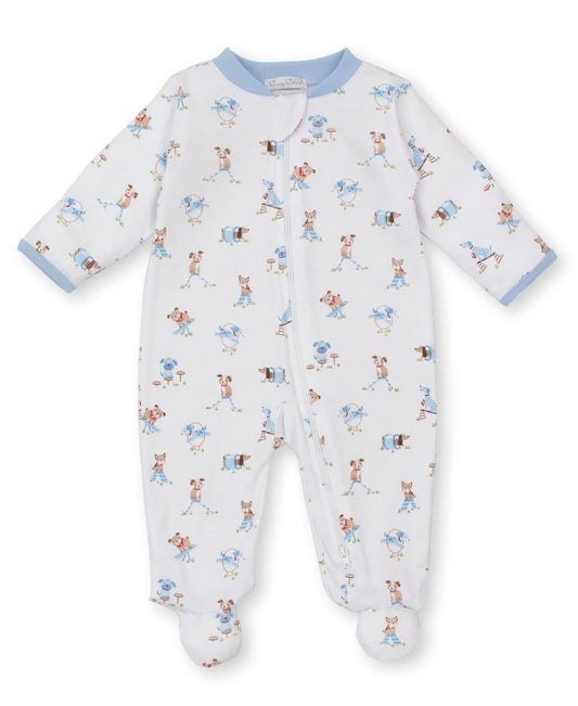 Kissy Kissy Baby Boys Playground Pups Footie with Zipper by Kissy Kissy