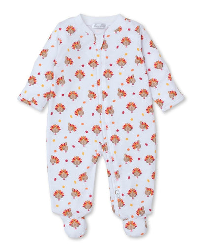 Kissy Kissy Baby Turkey Time Footie with Zipper