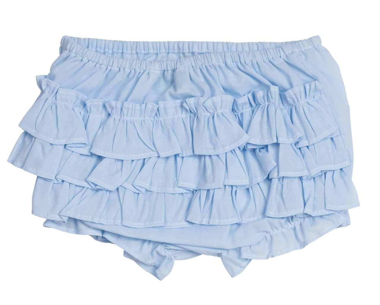 Feltman Brothers Baby Girls Ruffled Diaper Cover - Light Blue