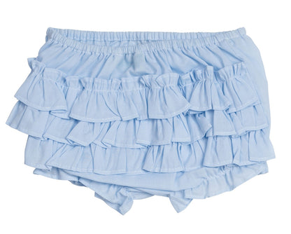 Feltman Brothers Baby Girls Ruffled Diaper Cover - Light Blue
