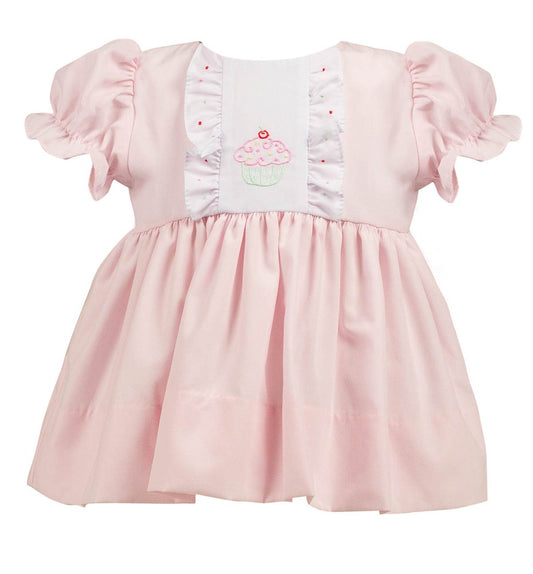 Proper Peony Girls Pink Birthday Cupcake Dress