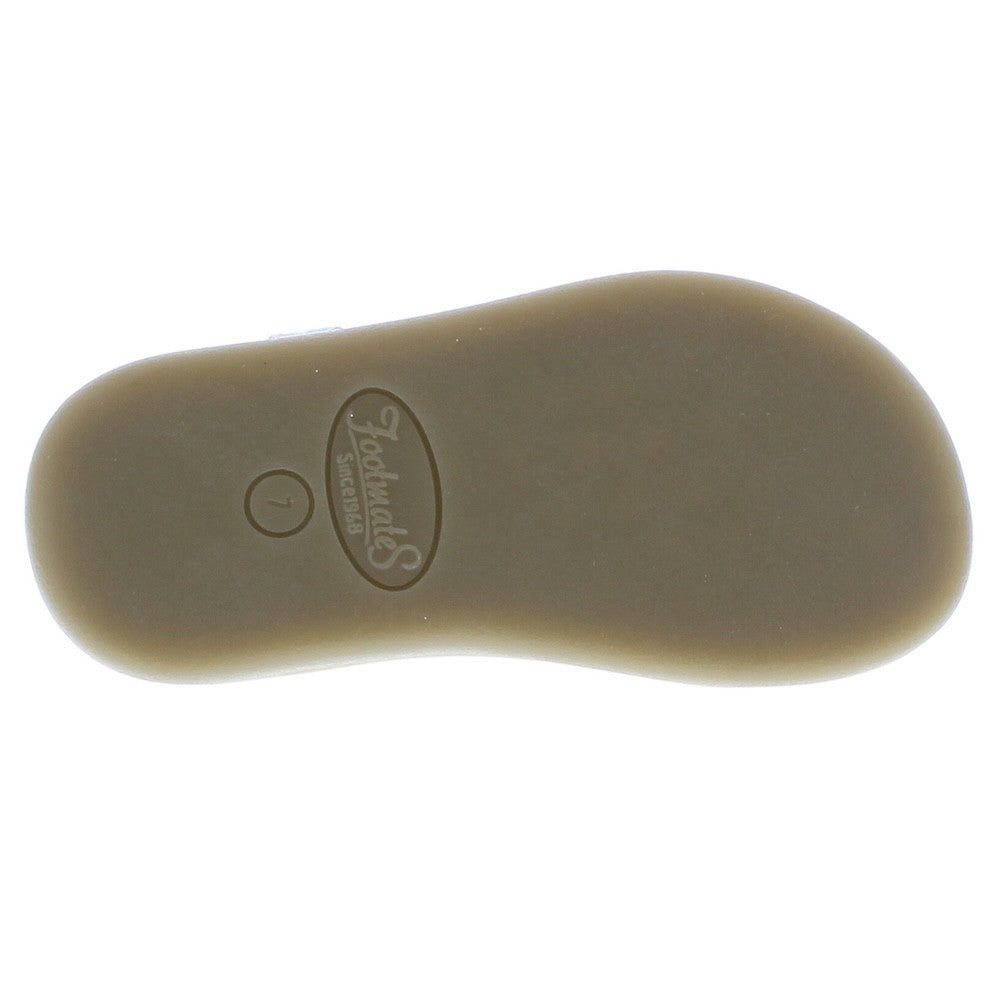 Footmates Girls Sustainable Sandals - Eco-Ariel Microfiber - Silver