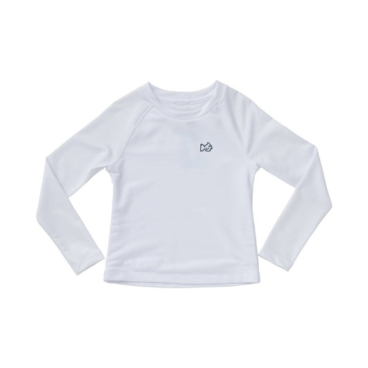 Prodoh Kids Reef Rash Guard Shirt - Long Sleeves - White