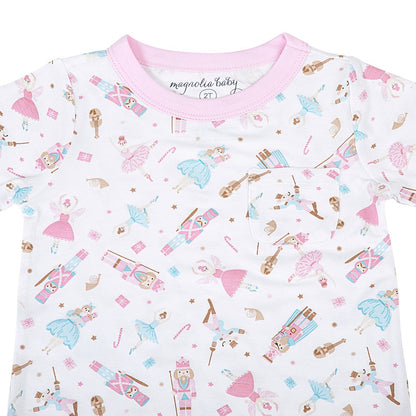 Magnolia Baby Little Girls Pink Nutcracker Ballet Nightdress